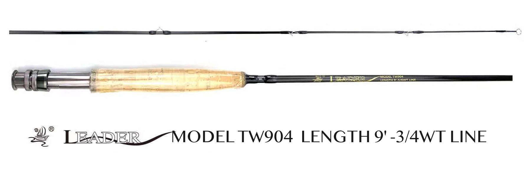 Caña de mosca 2.7m 3#/4# 5#/6# marca de LEADER - PULO Ltda.